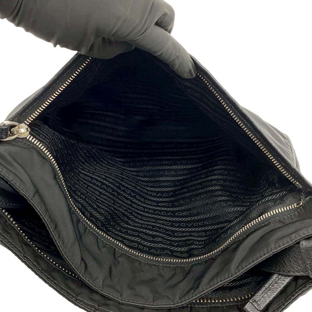 PRADA Black Leather Shoulder Bag - Picture 10 of 10